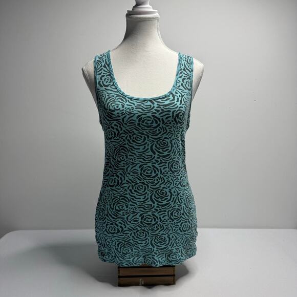 Printed Body Fitted Full Length Made With Cotton Y2K Vintage Tank Size Large - Picture 5 of 5